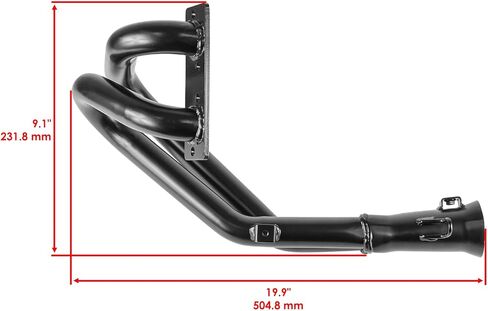 Powersports Replacement Parts for Exhaust Pipe For Polaris RZR 800 EFI 2011-2014 / RZR S 800 EFI 2009-2013 Mod-C33C-17177 in Saudi Arabia