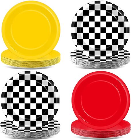 48 قطعة من ألواح البناء الورقية لحفلات أعياد الميلاد من أجل لوازم الحفلات ذات الطابع الخاص بمكعبات البناء مقاس 7 بوصات لوحات بناء ملونة لحفلات أعياد الميلاد للاستعمال مرة واحدة لتزيين حفلات أعياد ميلاد الأطفال وحفلات استقبال المولود الجديد in Kuwait