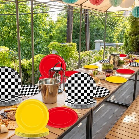 48 قطعة من ألواح البناء الورقية لحفلات أعياد الميلاد من أجل لوازم الحفلات ذات الطابع الخاص بمكعبات البناء مقاس 7 بوصات لوحات بناء ملونة لحفلات أعياد الميلاد للاستعمال مرة واحدة لتزيين حفلات أعياد ميلاد الأطفال وحفلات استقبال المولود الجديد in Kuwait