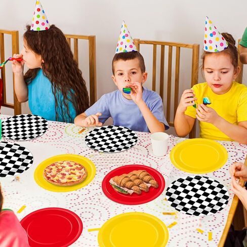 48 قطعة من ألواح البناء الورقية لحفلات أعياد الميلاد من أجل لوازم الحفلات ذات الطابع الخاص بمكعبات البناء مقاس 7 بوصات لوحات بناء ملونة لحفلات أعياد الميلاد للاستعمال مرة واحدة لتزيين حفلات أعياد ميلاد الأطفال وحفلات استقبال المولود الجديد in Kuwait