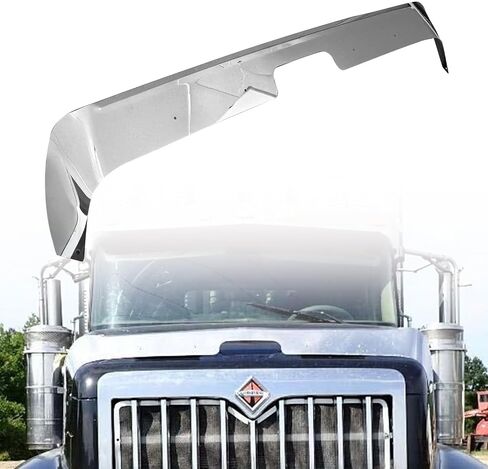 Stainless Steel Hood Shield Bug Deflector for International 9900 Series/5900I SFA Trucks in Saudi Arabia
