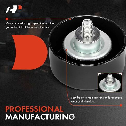 A-Premium Belt Idler Pulley Compatible with Infiniti Q50 2014-2015, QX50 QX70 2014-2017, Q70 2014-2019, Q40 2015, EX35 2008-2012, FX35 2009-2012, FX37, G35, M35, Q70L & Nissan 370Z, 350Z, GT-R in Saudi Arabia