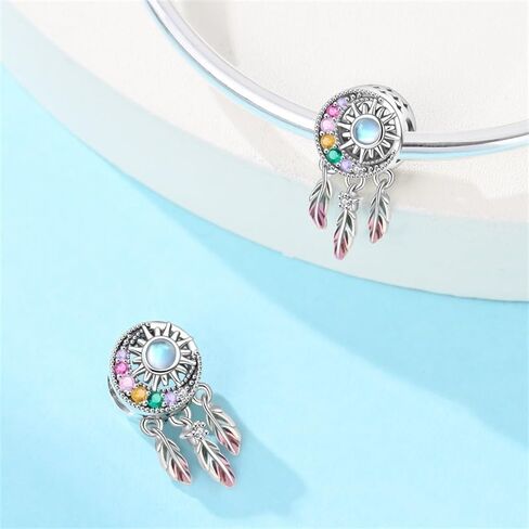 سحر S925 STERLING SILVER FIT لسوار باندورا هدية مجوهرات حبة القلادة الأصلية لها in Kuwait
