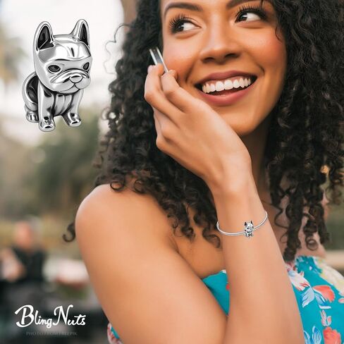 المرأة تحب جرو الحيوانات البلدغ كورجي الكلب سحر متوافق مع أساور سحر باندورا للنساء in Kuwait