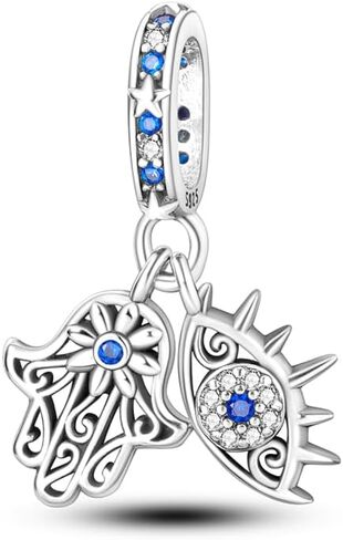 سحر S925 STERLING SILVER FIT لسوار باندورا هدية مجوهرات حبة القلادة الأصلية لها in Kuwait