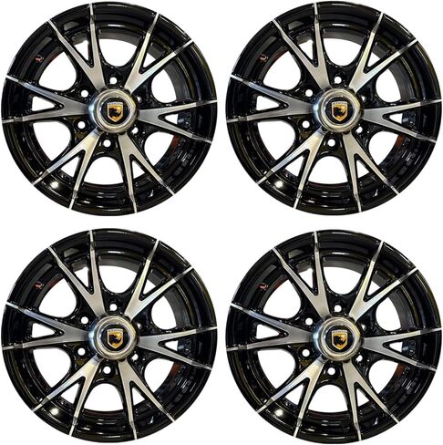 عام 4 15x6 6x5.5 آلة سوداء مواجهة العجلة 6 Lug 5.5 مركزية مقطورة حافة in Kuwait