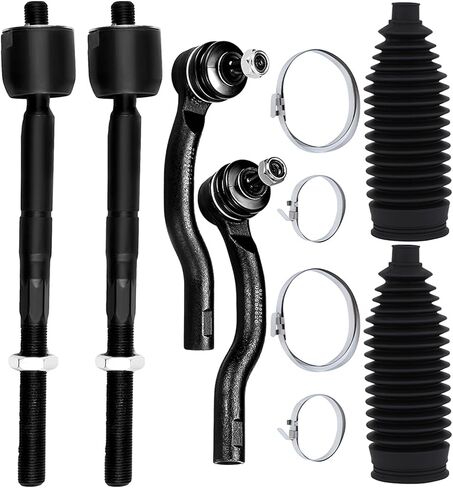 SCITOO 6-PC SET Front Suspension Control Arm Kit - Fit For Toyota For Sienna Front Inner Tie Rod End Front Outer Tie Rod End Steering Rack Boots in Saudi Arabia