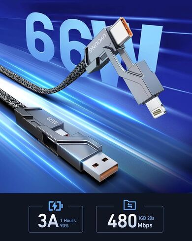 Coiled Lightning Cable, 3Pack 3FT iPhone Charger for Car [Apple MFi Certified] USB A to Lightning Cord Compatible with iPhone 14/13/12/11 Pro Max/XS MAX/XR/XS/X/8/7/Plus/6S iPad/iPod - Black in Kuwait