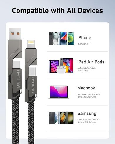 Coiled Lightning Cable, 3Pack 3FT iPhone Charger for Car [Apple MFi Certified] USB A to Lightning Cord Compatible with iPhone 14/13/12/11 Pro Max/XS MAX/XR/XS/X/8/7/Plus/6S iPad/iPod - Black in Kuwait