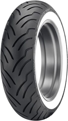 180/65B-16 (81H) Dunlop American Elite Rear Motorcycle Tire Wide White Wall for Harley-Davidson Road King Classic FLHRC (ABS) 2009-2014 in Saudi Arabia