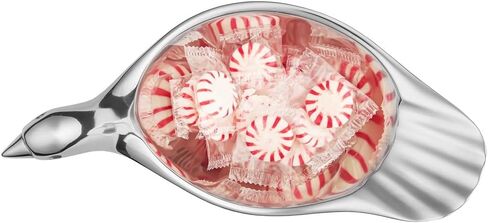 Nambe Holiday Mini Bell Bowl| Measures 5-inches| Decorative Holiday Bowl| Made of Metal alloy| Use as a Fruit Bowl or Catchall for Entryway or Dining Table in Kuwait