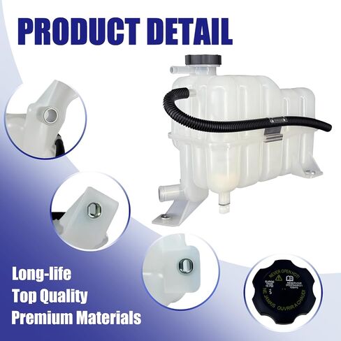 خزان سائل تبريد المحرك Overflow Recovery مع مستشعر وكاب 1999-2007 لـ Chevy Silverado 1500 HD Suburban Tahoe 2002-2006 لـ Cadillac Escalade لـ GMC Yukon Sierra Swideant Resident in Kuwait