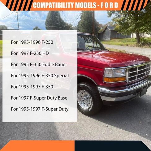 LOSTAR Engine Coolant Overflow Recovery Reservoir Tank with Cap Fit for 1995-1997 Ford F-250 F-350 F-Super Duty Replaces 603-046, F6TZ8A080EA in Saudi Arabia