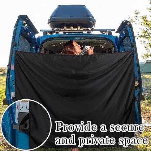 2PCS Car Sunshade Curtain for Ford Explorer Ecosport Fiesta Kuga 2008-2024, Automotive Light Blocking Sunshades, Vehicle Privacy Divider Curtains, Rear Door Shower Curtain,L in Saudi Arabia