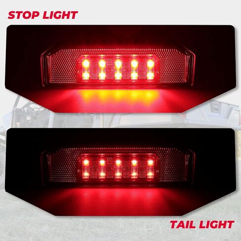 KEMIMOTO Tail Light 1 PC, UTV Brake Light Compatible with Polaris Ranger 900 XP 1000 570 Full Size General Accessories Ranger Rear Lights Replacement for #2412774 2411866 (Fit Passenger & Driver Side) in Saudi Arabia