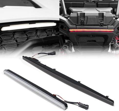 A & UTV Pro Fang Lights & خلفي أدوات ضوء الذيل المركزية لـ 2024 Polaris RZR XP 1000/ XP4 1000 ، إكسسوارات مصباح LED LED لللكنة الأمامية ، Place-N-Play ، مقاومة للماء ، 2 مساءً in Kuwait