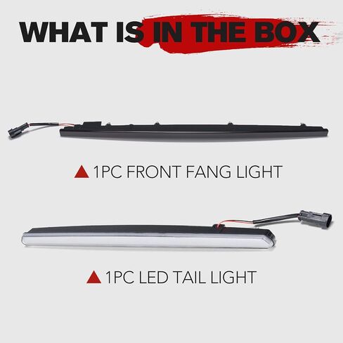 A & UTV Pro Fang Lights & خلفي أدوات ضوء الذيل المركزية لـ 2024 Polaris RZR XP 1000/ XP4 1000 ، إكسسوارات مصباح LED LED لللكنة الأمامية ، Place-N-Play ، مقاومة للماء ، 2 مساءً in Kuwait