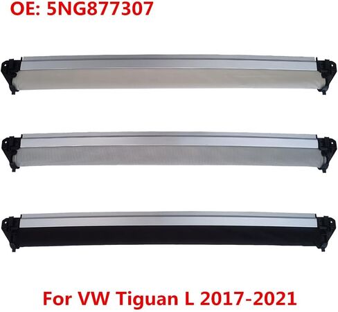 Car Panorama Sunrack Sunshade Cover Cover Assembly 5NG877307 for Volkswagen VW Tiguan L 2017 2018 2019 2020 2021/Teramont 2017 (Beige) in Kuwait