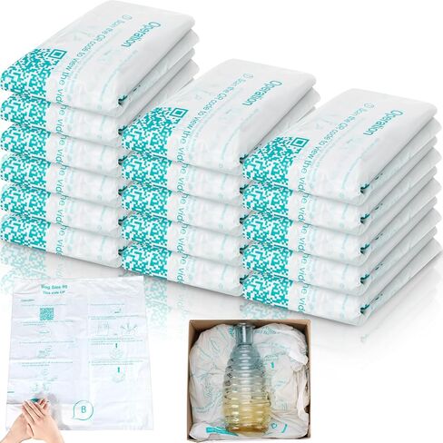 16 Pack Foam Bag for Shipping, 16"x 14" Foam Expanding Foam Packaging Bags, Handy Packing and Shipping Bag, Instant Pack Quick Expanding Foam Packaging Bags for Packing Mailing Shipping in Saudi Arabia