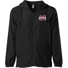 Sorority Letters Shop Mississippi State University Lightweight Windbreaker Jacket embroidered with MSU M in Saudi Arabia