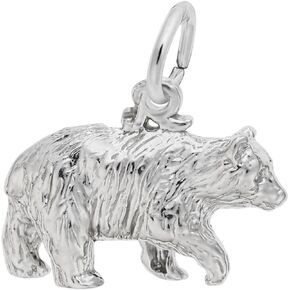 Rembrandt Black Bear Charm - Metal - Sterling Silver in Kuwait