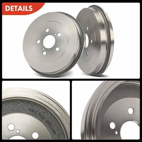 A-Premium 10.70 in (271.9 mm) Rear Brake Drums Set Compatible with Select Toyota & Pontiac Models - Matrix 2003-2008, Vibe 2003-2008, 2Pcs in Saudi Arabia