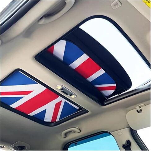 2PCS Car Sunrack Sunshade Cover Fit for Mini S JCW R56 R56 R57 R59 R59 R60 R61 F55 F56 F57 F60 Countryman Clubman Car Sunrack Shade (Gray Jack) in Kuwait
