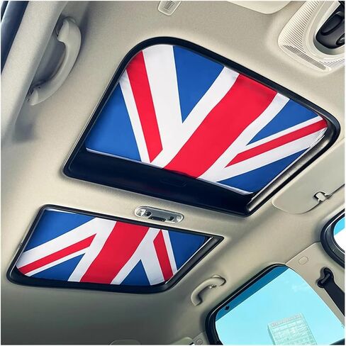 2PCS Car Sunrack Sunshade Cover Fit for Mini S JCW R56 R56 R57 R59 R59 R60 R61 F55 F56 F57 F60 Countryman Clubman Car Sunrack Shade (Gray Jack) in Kuwait