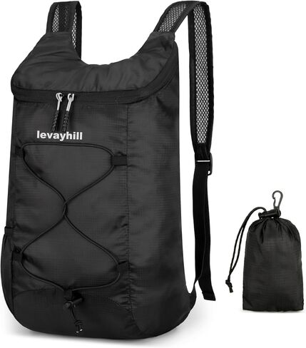 levayhill 16L Hiking-Daypack, Water-Resistant-Lightweight Foldable Travel Backpacks, Camping Outdoor Backpack Carry-on Bag in Kuwait