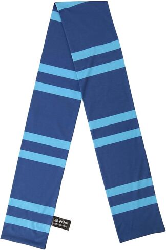 Harry Potter Ravenclaw Printed Scarf - Polyester Jersey Knit Fabric with Stripes, Officially Licensed in Saudi Arabia