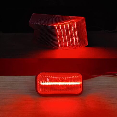 LED LED CAB Roof Light Kit 10pcs for 2003-2009 H2 ، 2005-2009 H2 SUT TOP Marker Lights Amber Red ، Smoke Lens in Kuwait