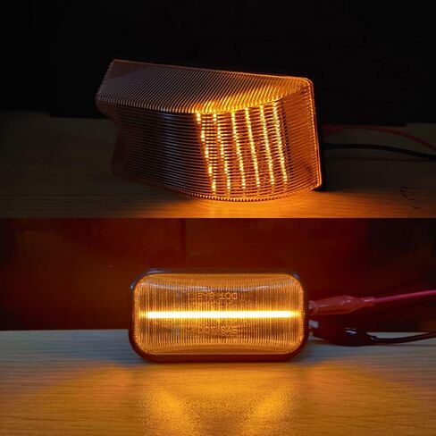 LED LED CAB Roof Light Kit 10pcs for 2003-2009 H2 ، 2005-2009 H2 SUT TOP Marker Lights Amber Red ، Smoke Lens in Kuwait
