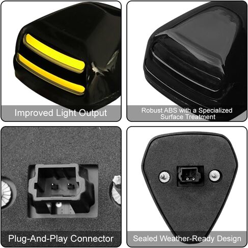 Marker LED Light ، 5 PC Car 12V DC 2 Pins Roof Top Light ، Marker Marker Lamps متوافقة مع Ford F650 F750 2004-2017 in Kuwait