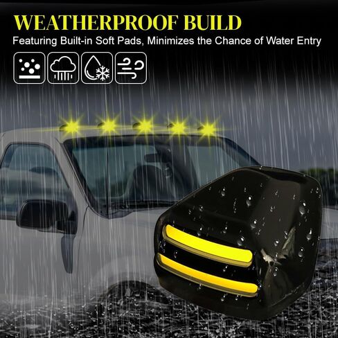 Marker LED Light ، 5 PC Car 12V DC 2 Pins Roof Top Light ، Marker Marker Lamps متوافقة مع Ford F650 F750 2004-2017 in Kuwait