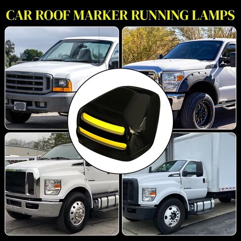 Marker LED Light ، 5 PC Car 12V DC 2 Pins Roof Top Light ، Marker Marker Lamps متوافقة مع Ford F650 F750 2004-2017 in Kuwait
