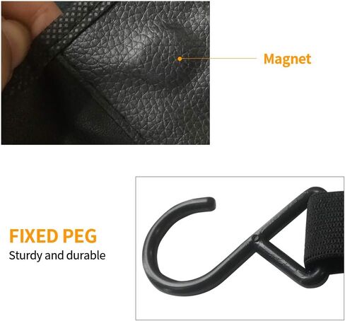 None / Brand Magnetic Fender Cover, Custom Personalized Fender Covers Magnetic Mat Pad with Hooks for Mechanics, Automotive Mechanic Work Mat for Repair PU Leather Protective Car Mat in Saudi Arabia