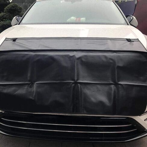 None / Brand Magnetic Fender Cover, Custom Personalized Fender Covers Magnetic Mat Pad with Hooks for Mechanics, Automotive Mechanic Work Mat for Repair PU Leather Protective Car Mat in Saudi Arabia