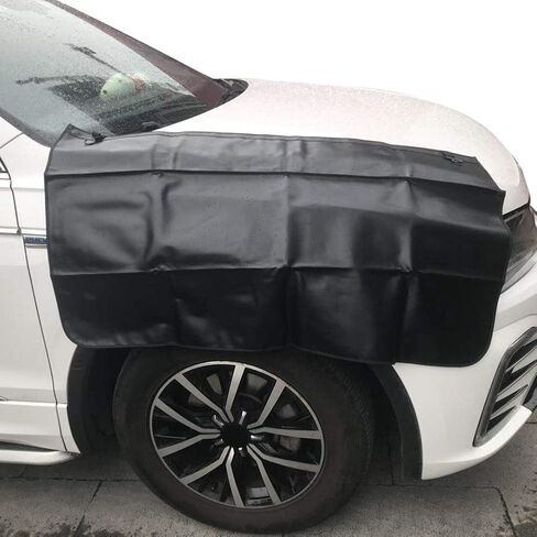 None / Brand Magnetic Fender Cover, Custom Personalized Fender Covers Magnetic Mat Pad with Hooks for Mechanics, Automotive Mechanic Work Mat for Repair PU Leather Protective Car Mat in Saudi Arabia