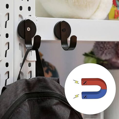 Magnetic Wreath Hanger, 2 Pack Heavy Duty Magnets with Hook for Refrigerator, Christmas Decoration Magnetic Hooks for Metal Front Door, Cruise Hook Hanger for Hanging Cabins Grill Coat Pattern in Saudi Arabia