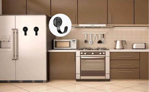 Magnetic Wreath Hanger, 2 Pack Heavy Duty Magnets with Hook for Refrigerator, Christmas Decoration Magnetic Hooks for Metal Front Door, Cruise Hook Hanger for Hanging Cabins Grill Coat Pattern in Saudi Arabia
