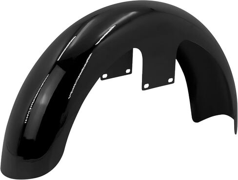 دراجة نارية 19 بوصة Fender Fender Mudguard Fit for Harley Touring Road Road Glide Electra Glide Glide Glide Custom Baggers (لـ 120 / R19 ، Gloss Black) in Saudi Arabia