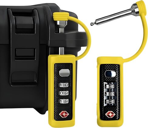 TSA Approved Travel Gun Lock, Cut-Resistant Child-Safe Padlock, White in Saudi Arabia