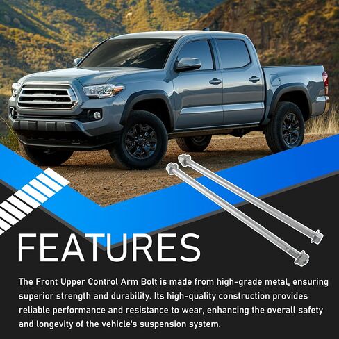 9010514160 2 PCs Front Upper Control Arm Bolt With Nut Compatible With 2003-2023 Toyota 4Runner FJ Cruiser Tacoma 2003-2022 Lexus GX460 GX470 Replaces 90105-A0095 90179-14062 90080-17208 in Saudi Arabia