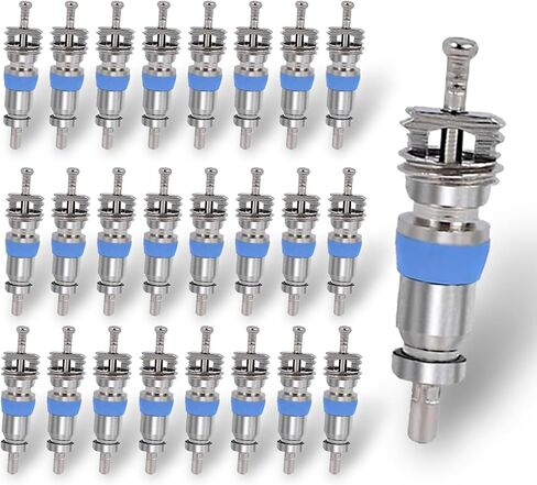 Valve Core for R410 R32 R22,High Pressure with Teflon Seal,HVAC Replacement Part Ideal for Refrigeration Systems and Air Conditioning 50PCS in Kuwait
