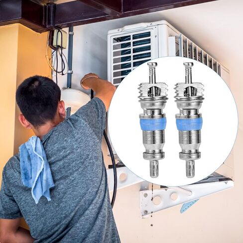 Valve Core for R410 R32 R22,High Pressure with Teflon Seal,HVAC Replacement Part Ideal for Refrigeration Systems and Air Conditioning 50PCS in Kuwait