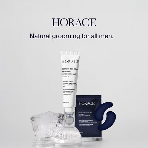 مرطب Horace Under -Eye للرجال - كريمة العيون المضادة للاتصالات لتقليل الدوائر المظلمة والانتفاخ - تركيبة العناية بالبشرة المرطبة لجميع أنواع البشرة - غير معروضة ، 15 مل. in Saudi Arabia