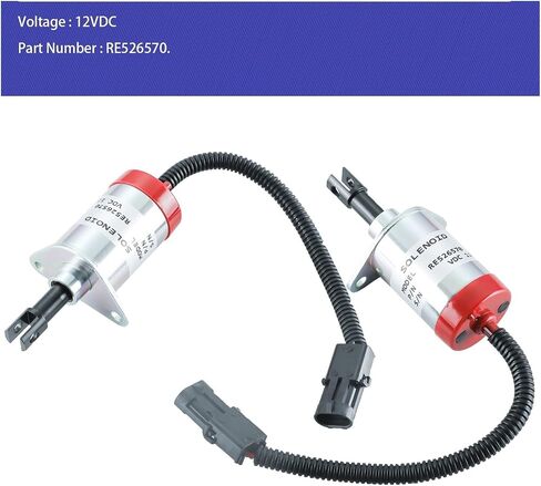 RE526570 12VDC FUEL SHOP OFF FIT for 4120 4320 4520 4720 5225 المحرك 2.4L 2.4 4024TF TF270 4024 3.0L in Kuwait