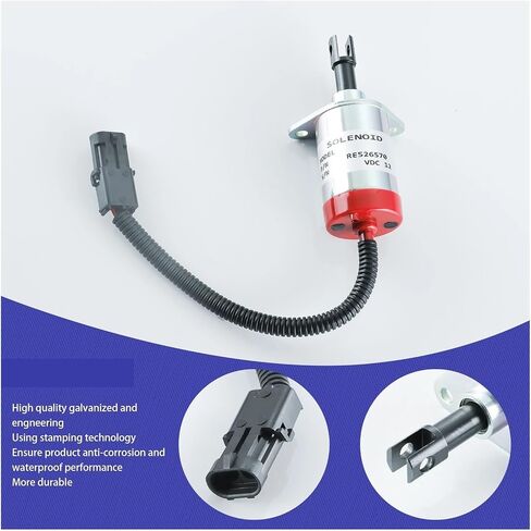 RE526570 12VDC FUEL SHOP OFF FIT for 4120 4320 4520 4720 5225 المحرك 2.4L 2.4 4024TF TF270 4024 3.0L in Kuwait