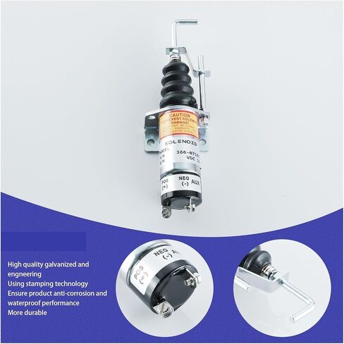366-07197 إغلاق الوقود 1502-12C7U2B2S1 SA-3405T FIT لمحرك Lister Petter Stop in Saudi Arabia
