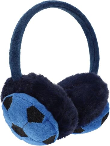 Galpada 1pc Boy Girl Cartoon Earshield Earmuff Winter Warm Warm في الهواء الطلق لتدفئة الأذن لتصميم أولاد كرة القدم ودافئ للطقس البارد in Kuwait
